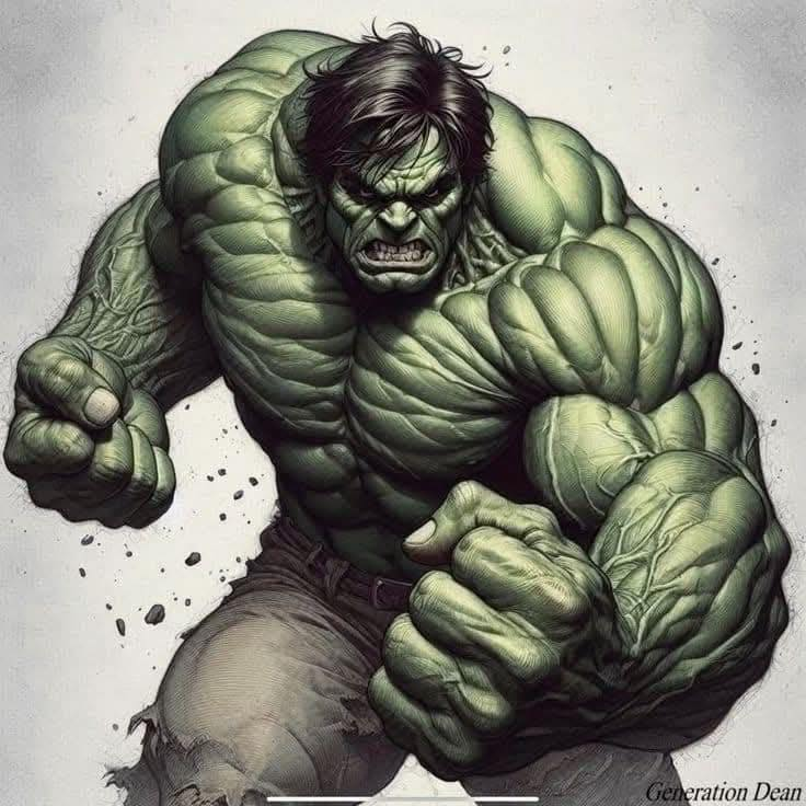 Hulk Strong Green Giant Print Poster