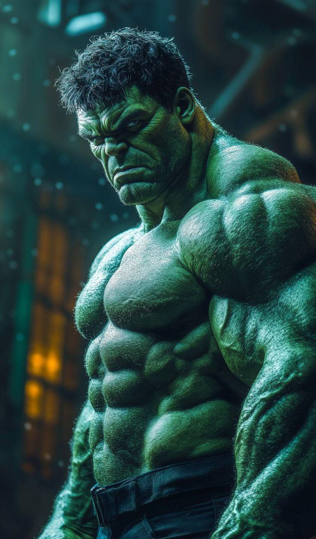 Hulk Strong Green Giant 001 Print Poster