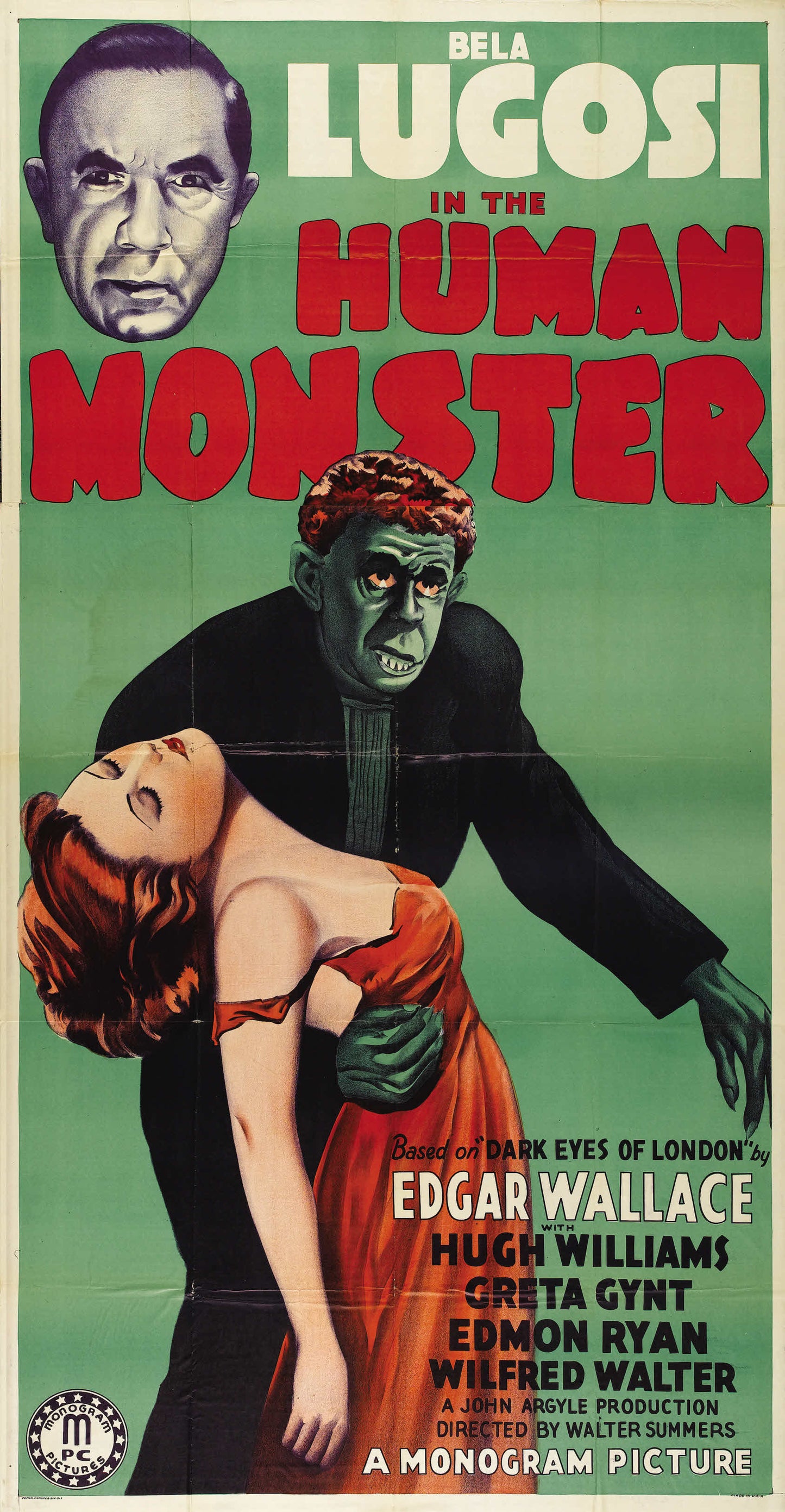 Human Monster 01 Movie Magnet