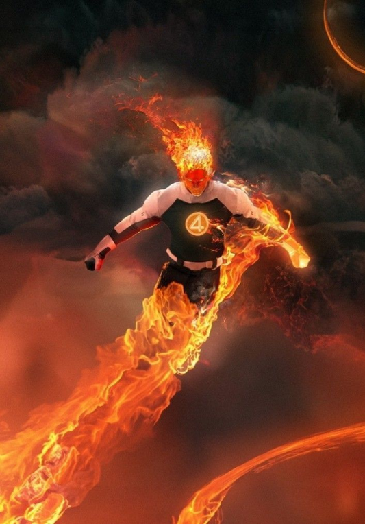 Human Torch 839 Print Poster