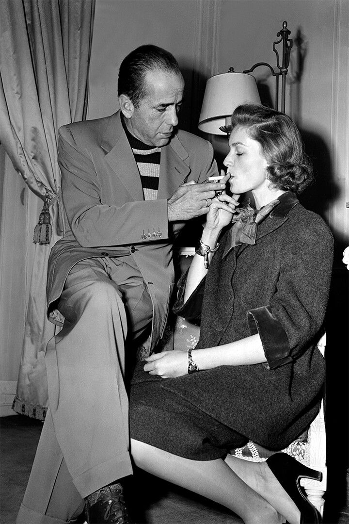 Humphrey Bogart And Lauren Bacall 1951 Wall Art Home Decor Poster