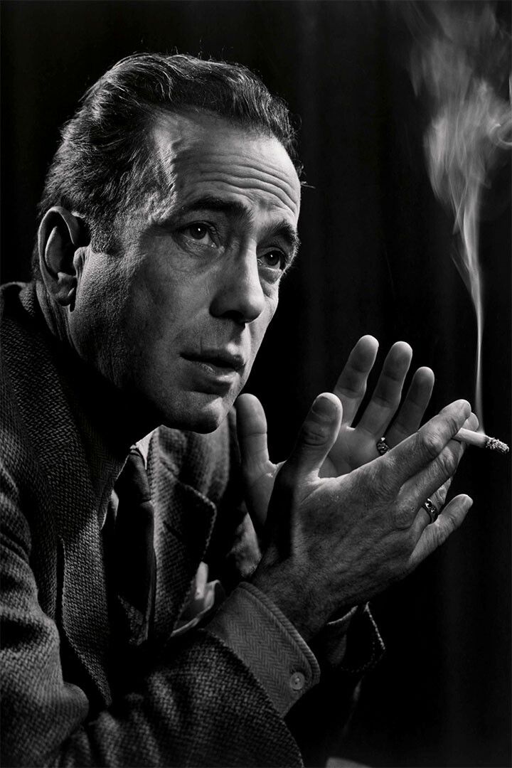 Humphrey Bogart Individualist American Artist Keychain