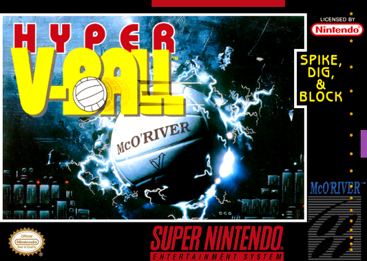 Hyper V Ball (Usa) Snes Print Poster