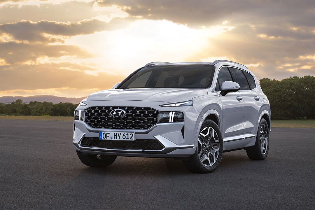 Hyundai Santa Fe Hybrid Suv Car Decor Wall Jigsaw Puzzle