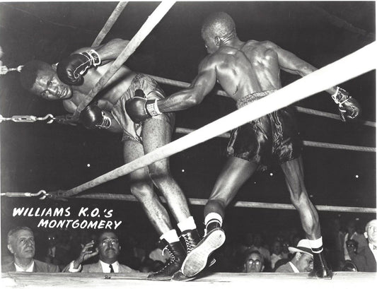 Ike Williams Ko'S Bob Montgomery Photo Boxing Picture