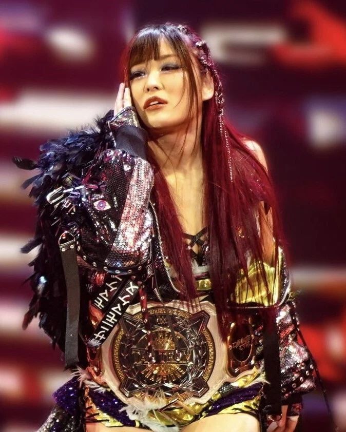 Iyo Sky Keychain Wrestling Picture Wwe Nxt