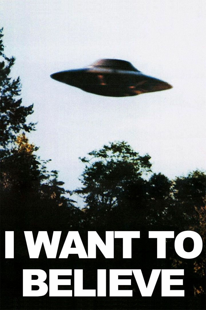 I Believe Ufo Blue Science Fiction Painting Jigsaw Puzzle
