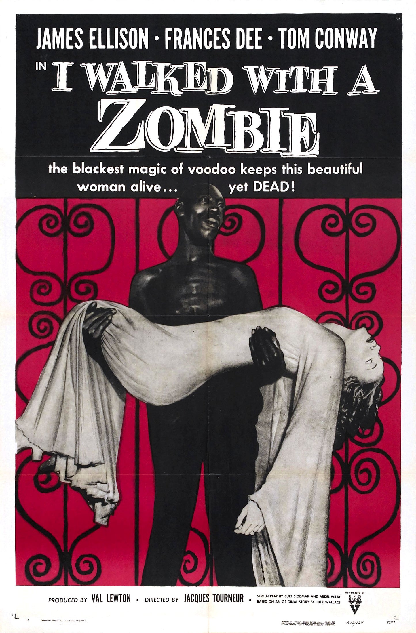 I Walked With Zombie 02 Movie Magnet