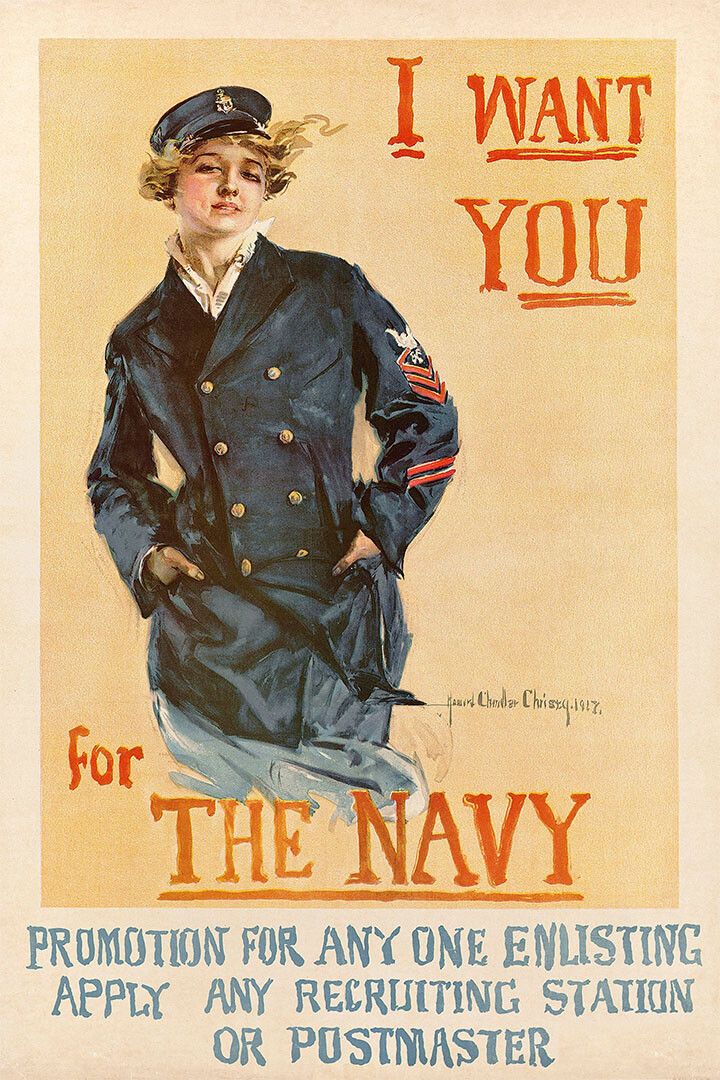 I Want You For The Navy Chandler Christy Navy Recruiting Jigsaw Puzzle