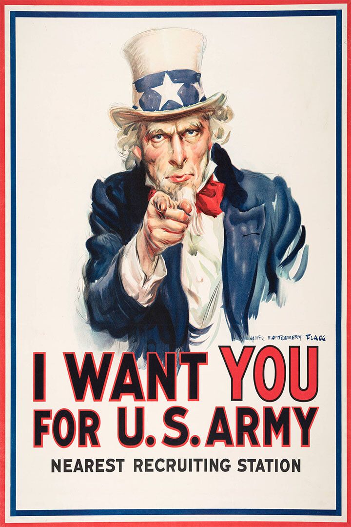 I Want You For The Us Army 1917 Uncle Sam Recruiting Jigsaw Puzzle