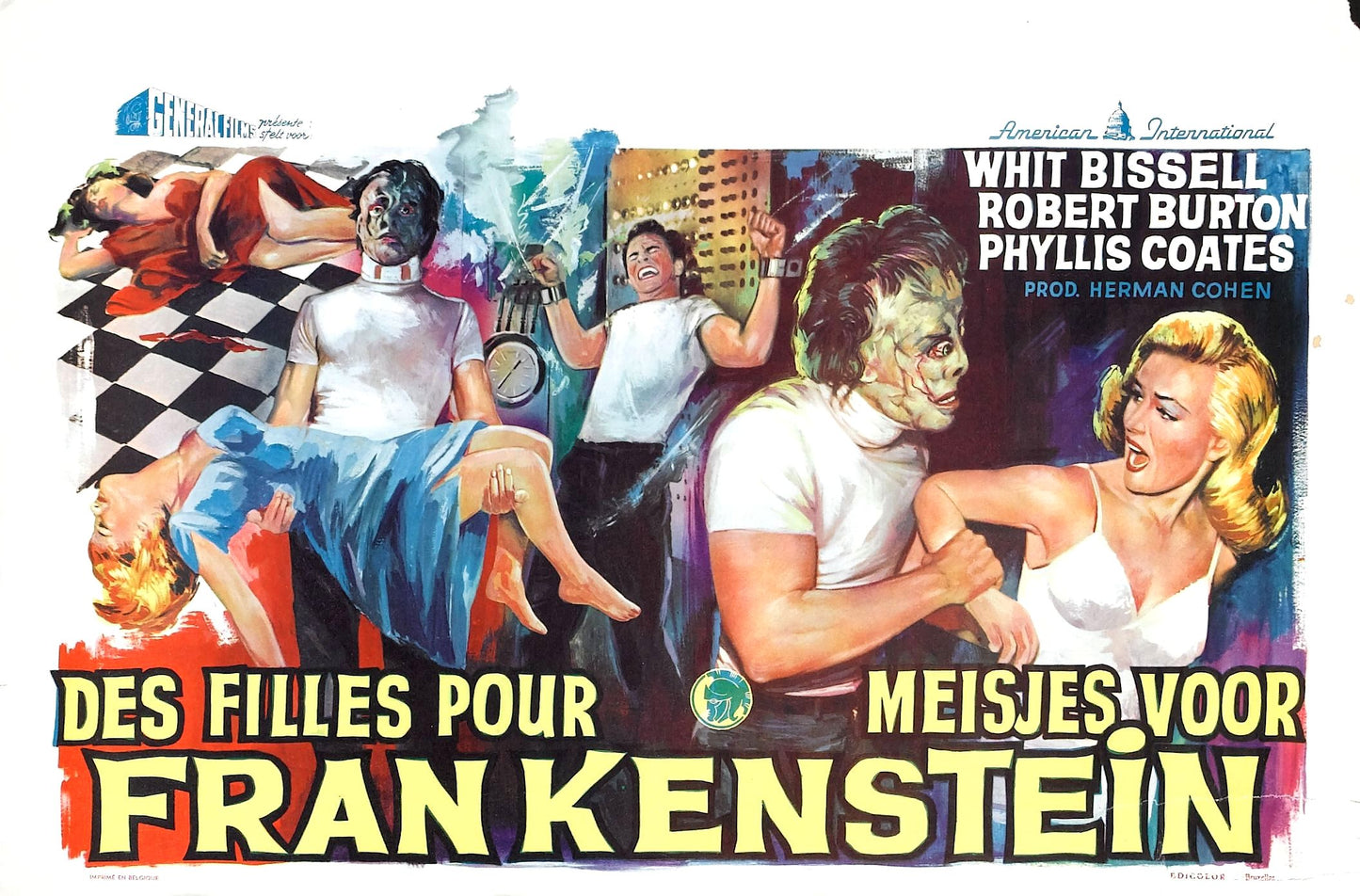 I Was Teenage Frankenstein 03 Movie Magnet