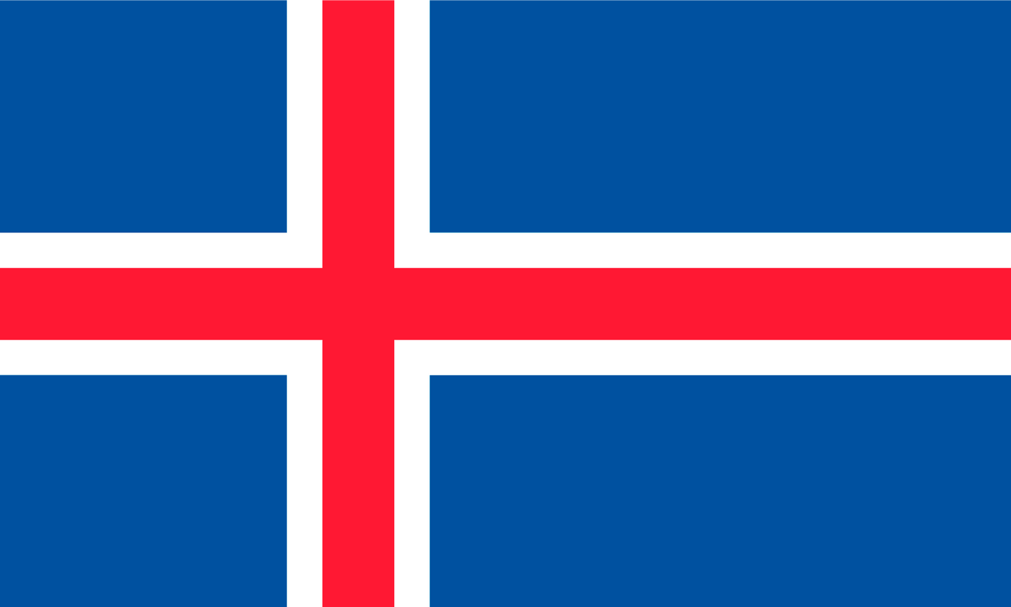 Iceland Flag Keychain