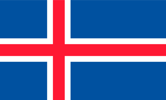 Iceland Flag Keychain