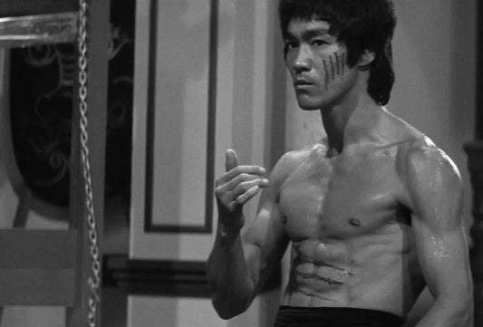 Iconic Actor Bruce Lee Historic Publicity Picture Keychain Print