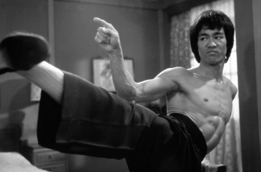 Iconic Actor Bruce Lee Retro Publicity Picture Photo Print