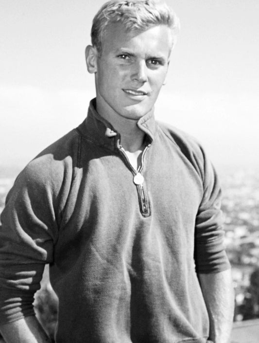 Iconic Actor Tab Hunter Damn Yankees Movie Picture Keychain Print