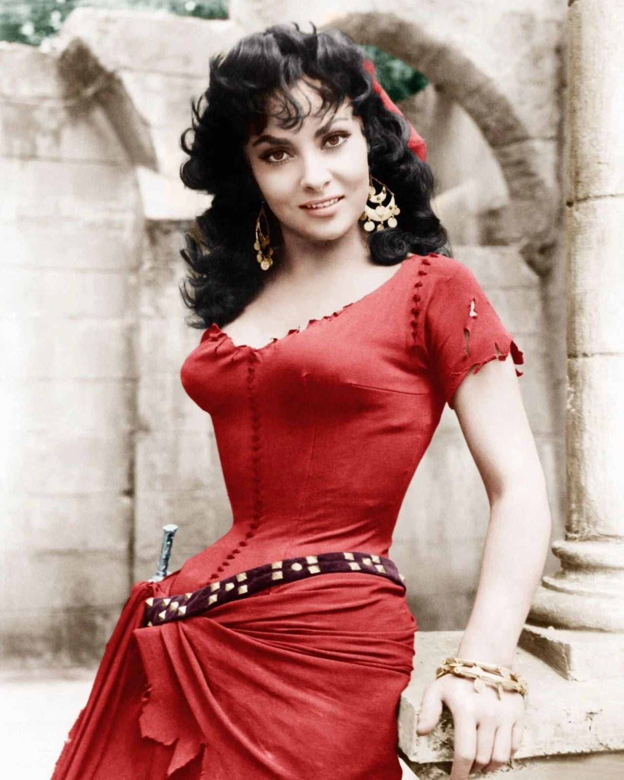 Iconic Actress Gina Lollobriga Photo The Hunchback Of Notre Dame Print 2