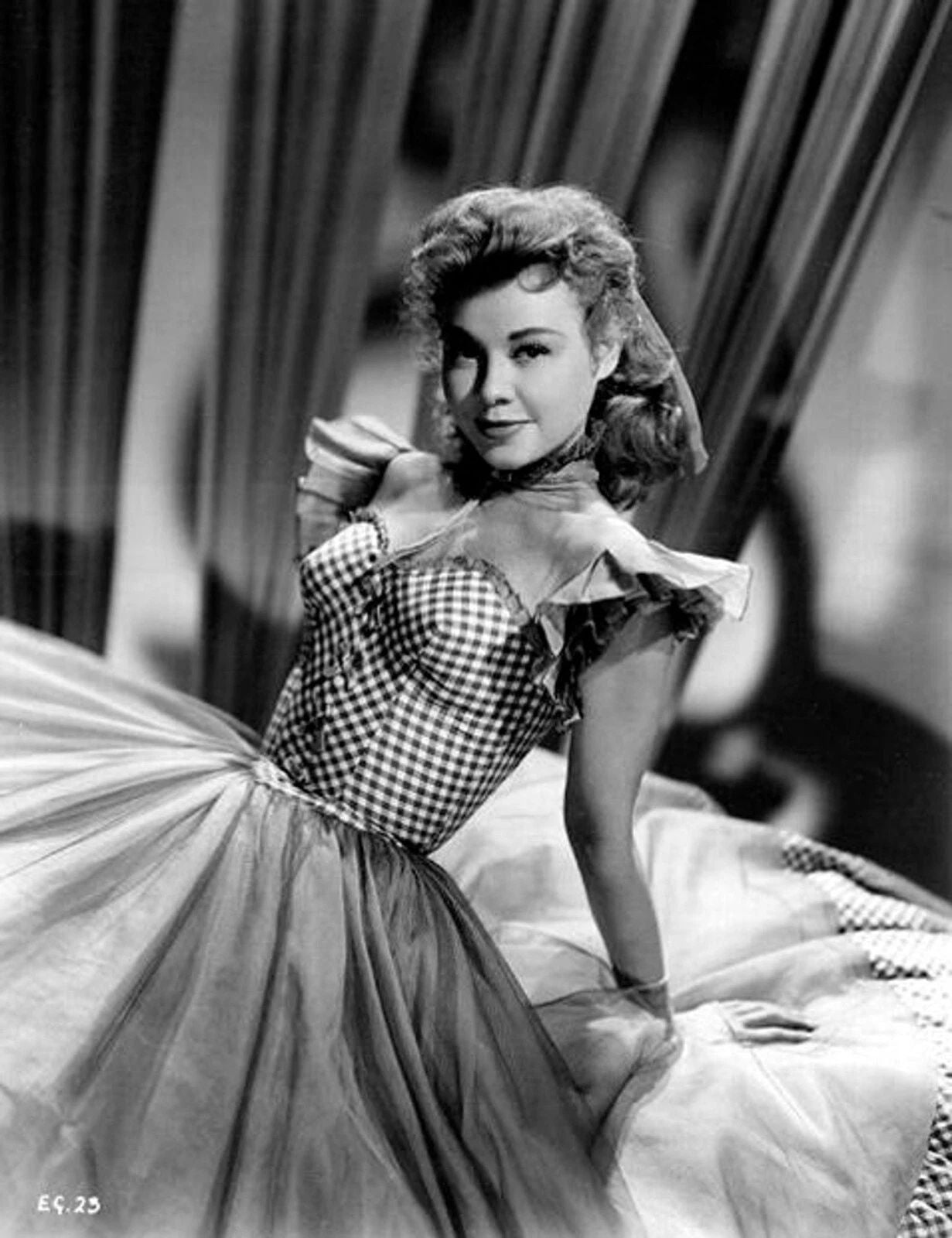 Iconic Actress Vera Ellen Classic Publicity Picture Keychain Keychain Print