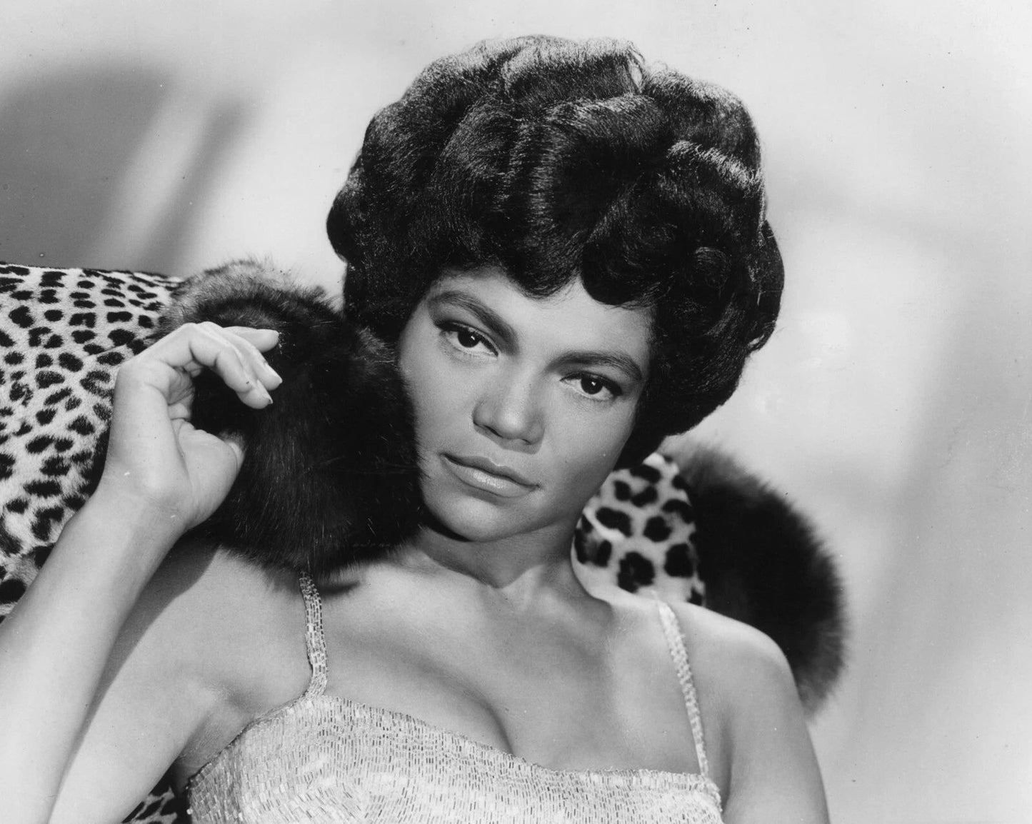 Iconic African American Actress Eartha Kitt Picture Magnet Print
