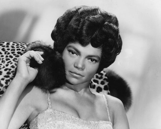 Iconic African American Actress Eartha Kitt Picture Magnet Print
