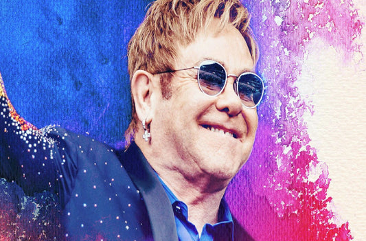 Iconic British Musician Elton John Classic Magnet Picture Magnet Print