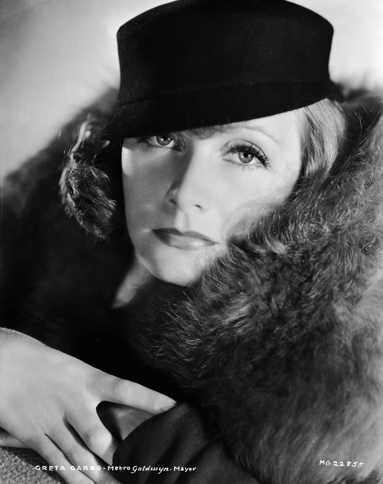 Iconic Silent Movie Actress Greta Garbo Publicity Picture Magnet Print