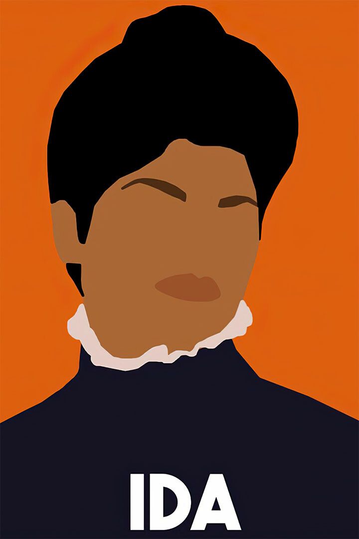 Ida B Wells Portrait Feminist Icon Painting Print Jigsaw Puzzle