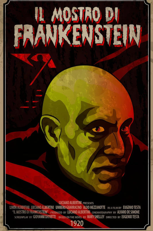 Il Mostro Di Frankenstein (1921) Movie Magnet