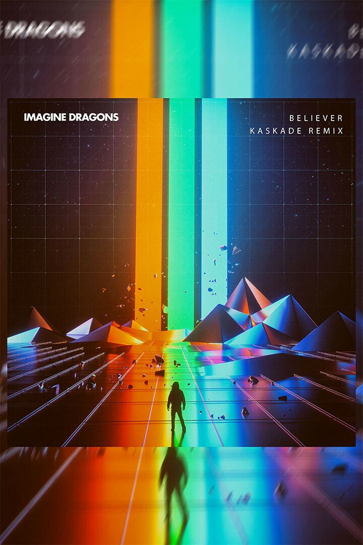 Imagine Dragons Believer Music Band Singers Print Wall Art Home Poster