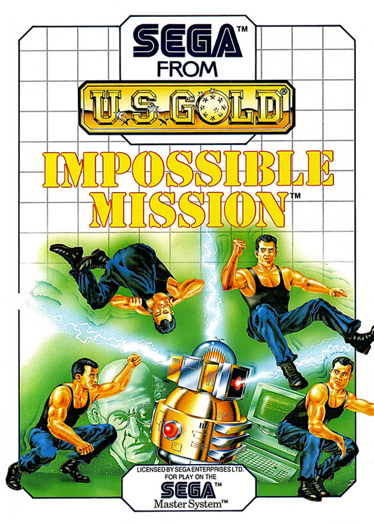 Impossible Mission Sega Master System Print Poster