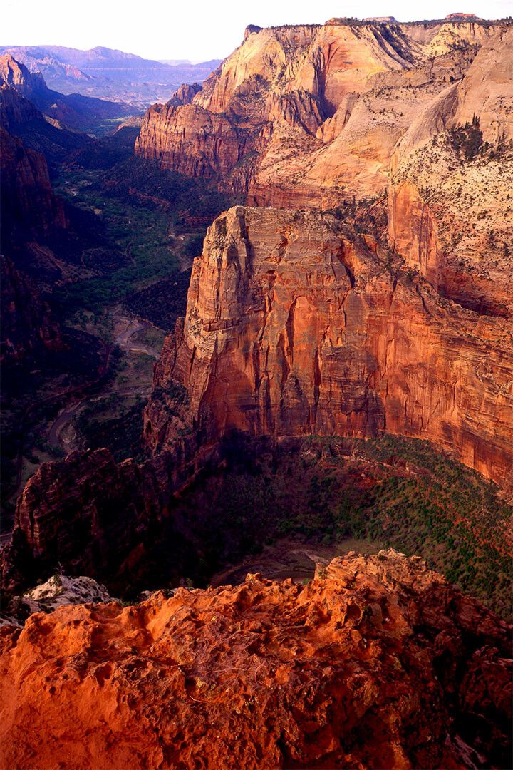 In Zion National Park Landscape Painting Print Wall Home Decor Jigsaw Puzzle