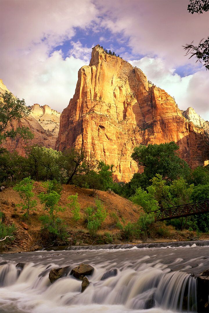 In Zion National Park Nature Painting Print Wall Art Home Decor Poster