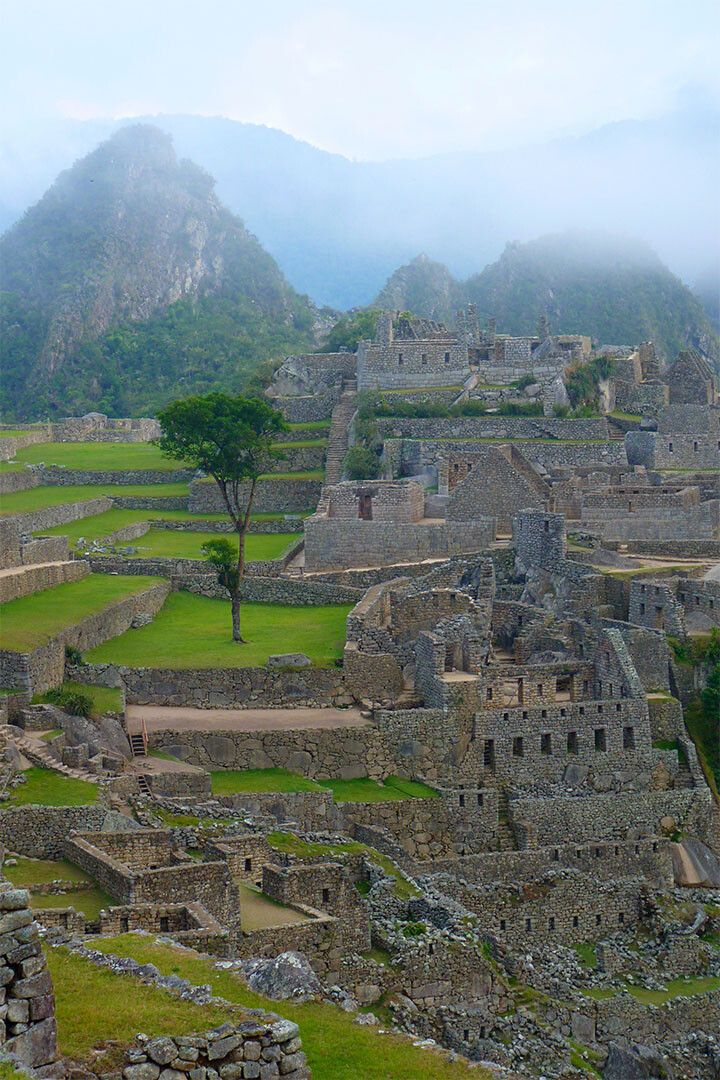 Incan Ruins Of Machu Picchu Ancient Civilization Wall Home Decor Poster