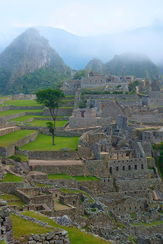 Incan Ruins Of Machu Picchu Ancient Civilization Wall Home Decor Poster