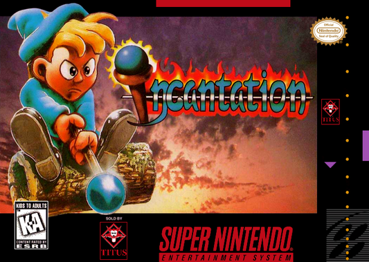 Incantation (Usa) Snes Print Poster