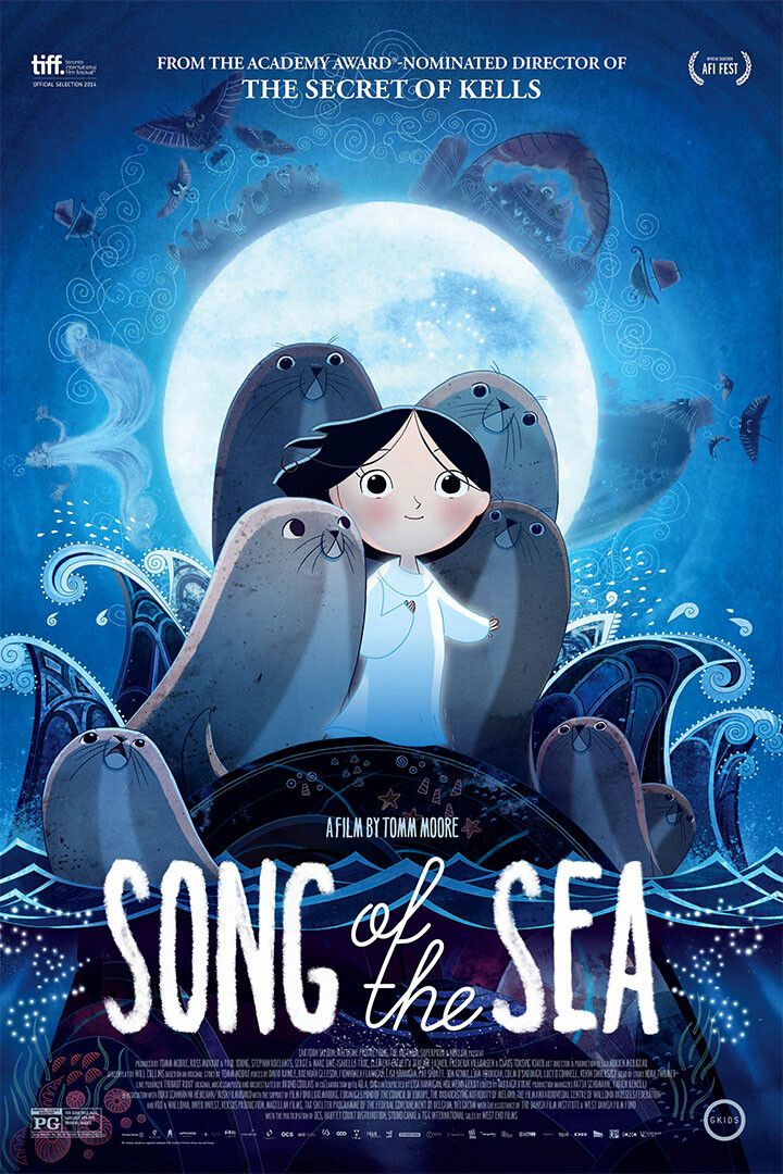 Inch Song Of The Sea 2014 Film Animated Fantasy Movie Wall Art Poster