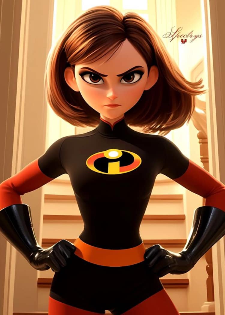 Incredible Girl Portrait (2) Print Poster