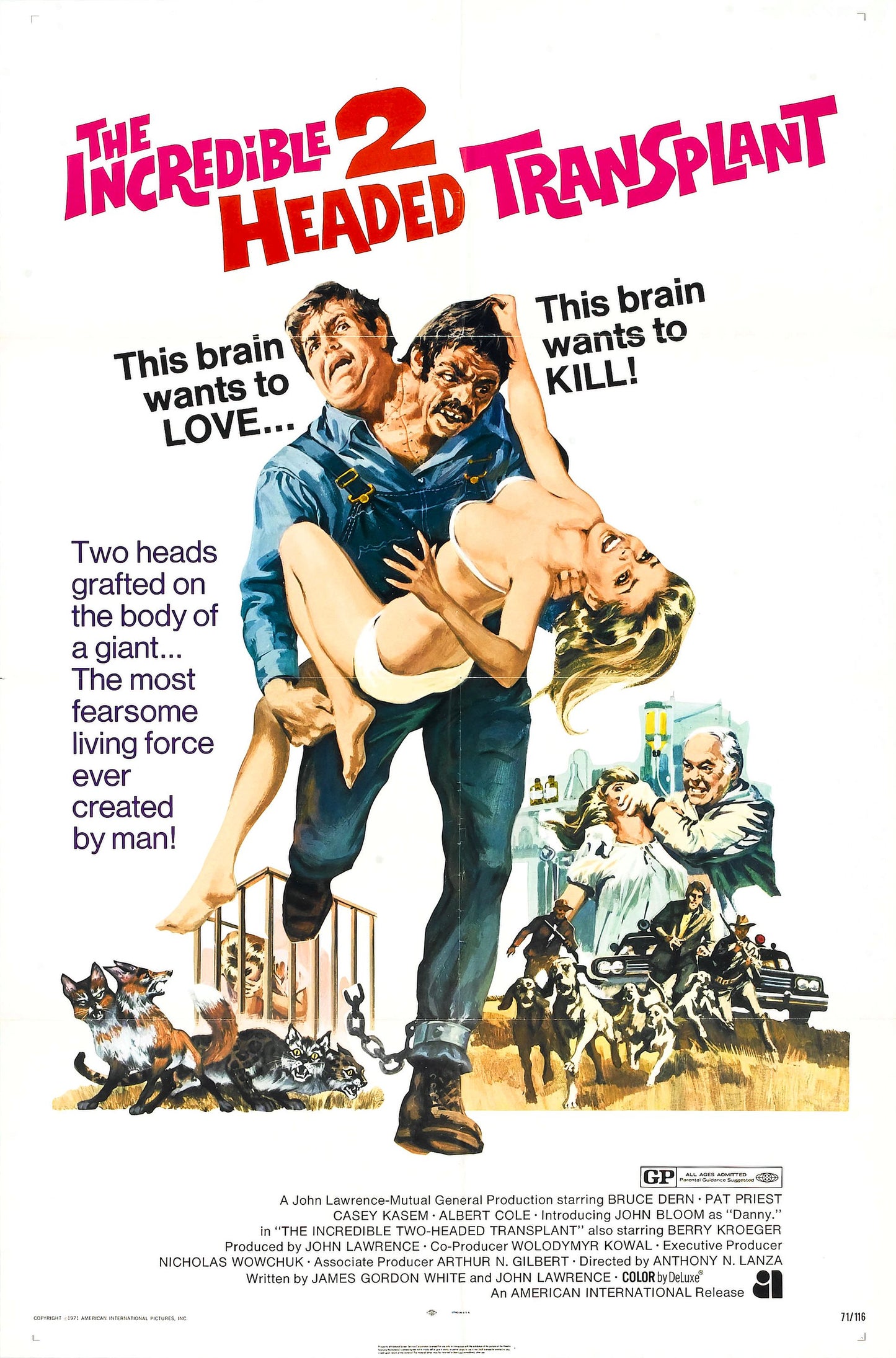 Incredible 2 Headed Transplant 01 Movie Magnet