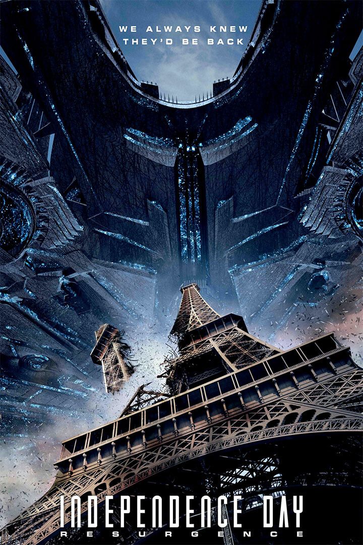 Independence Day Movie Action Painting Wall Art Home Decor Poster