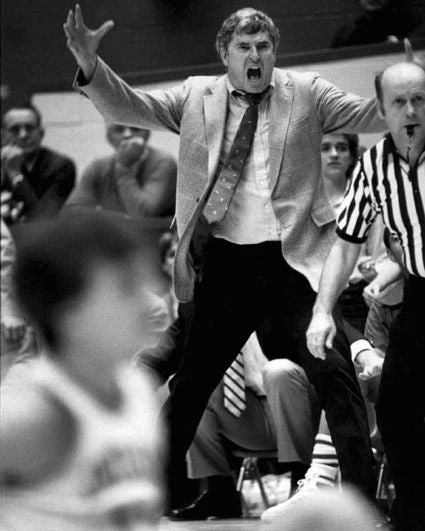 Indiana Hoosier Coach Bobby Knight Glossy Photo College Basketball Print
