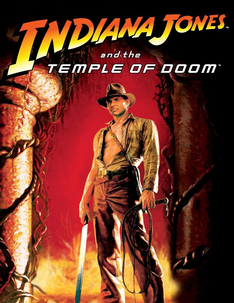 Indiana Jones & The Temple Of Doom Classic Movie Poster Photo Print