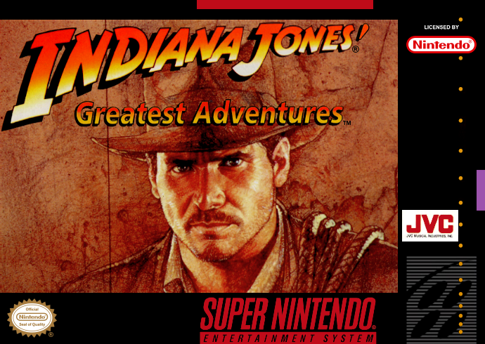 Indiana Jones Greatest Adventures (Usa) Snes Print Poster
