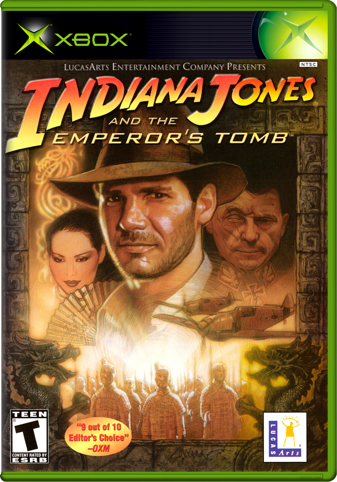 Indiana Jones And The Emperor'S Tomb Xbox Print Poster