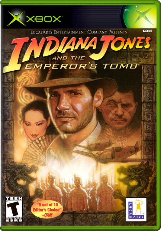 Indiana Jones And The Emperor'S Tomb Xbox Print Poster