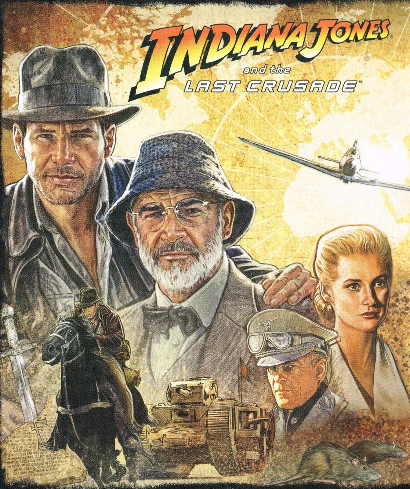 Indiana Jones And The Last Crusade Classic Movie Keychain Keychain Print