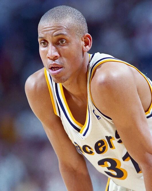 Indiana Pacers Reggie Miller Glossy Keychain Basketball Keychain Hof 2012 1