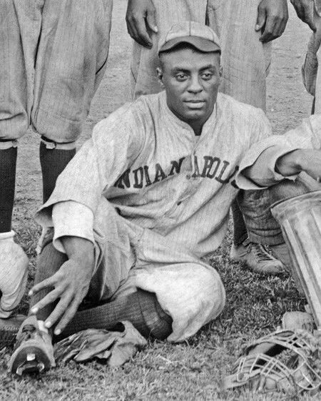 Indianapolis Abcs Oscar Charleston Glossy Keychain Negro League Print Hof 76