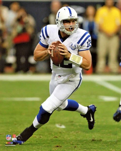 Indianapolis Colts Andrew Luck Glossy Keychain Football Keychain Keychain