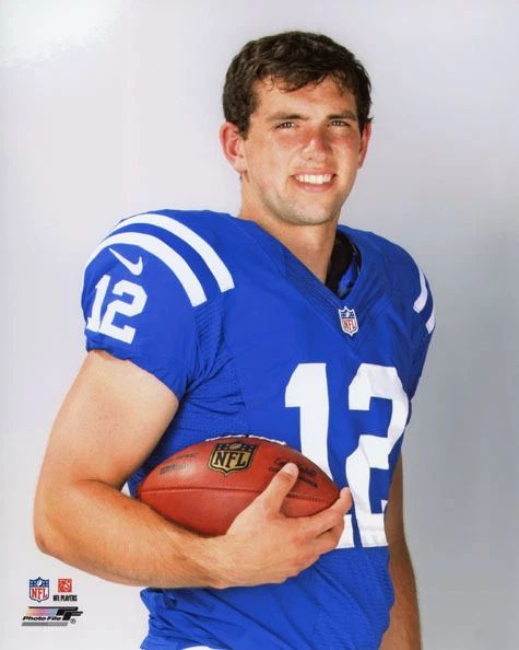 Indianapolis Colts Andrew Luck Glossy Photo Poster Color Portrait