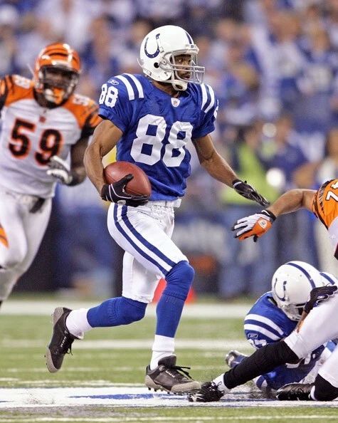 Indianapolis Colts Marvin Harrison Glossy Keychain Football Print Hof 2016 2
